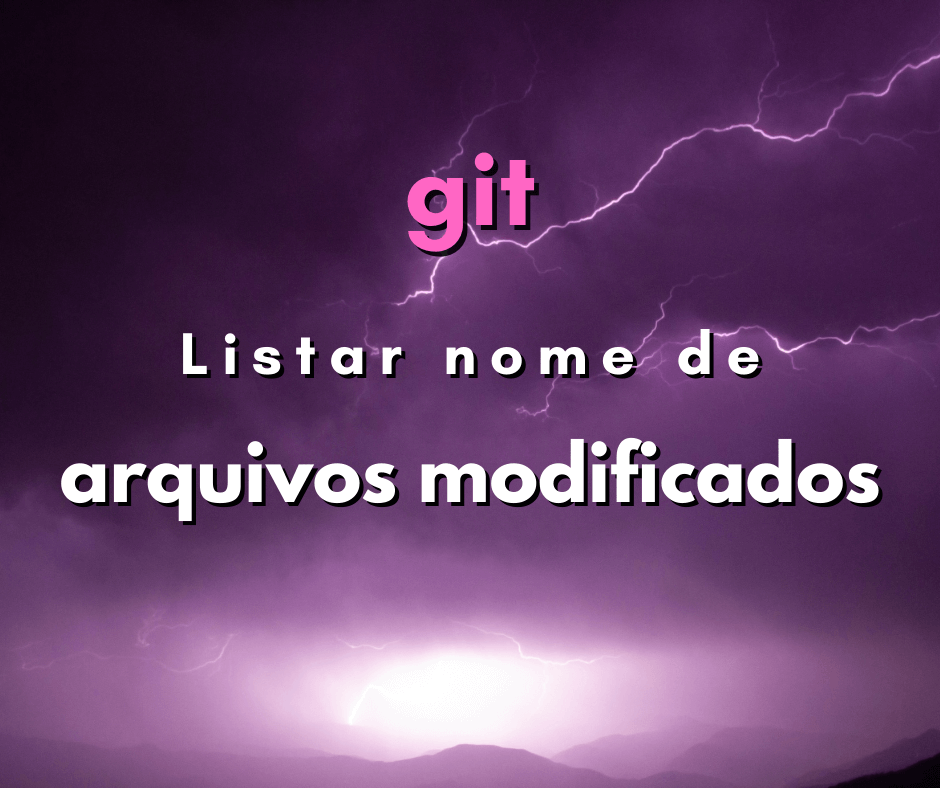 Listar o nome de arquivos modificados entre dois commits em git