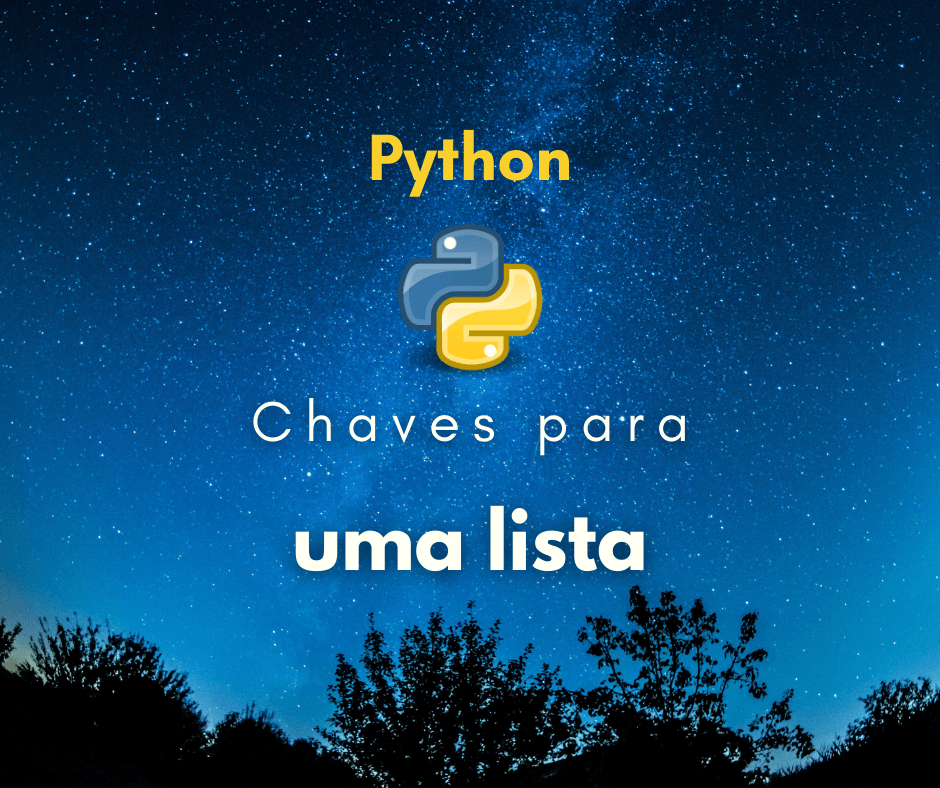 Retornar as chaves de um dicionário em uma lista em Python