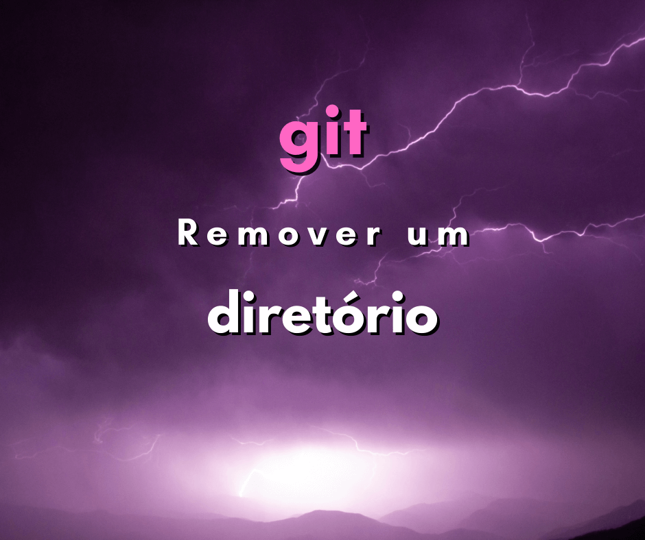 Como remover um diretório de um repositório em git