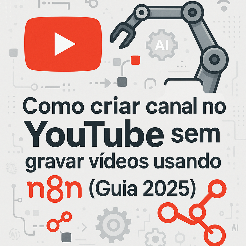 Como criar canal no YouTube sem gravar vídeos usando n8n (Guia 2025)