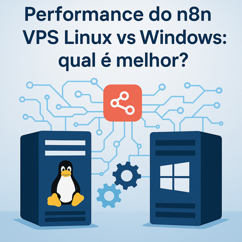 Performance do n8n em VPS Linux vs Windows: qual é melhor?