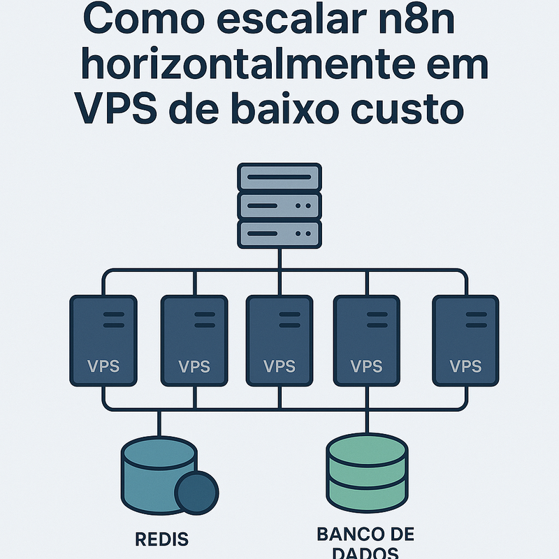Como escalar n8n horizontalmente em VPS de baixo custo: guia prático