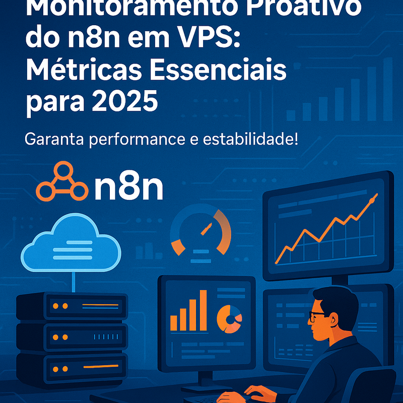 Monitoramento proativo do n8n em VPS: métricas essenciais para 2025