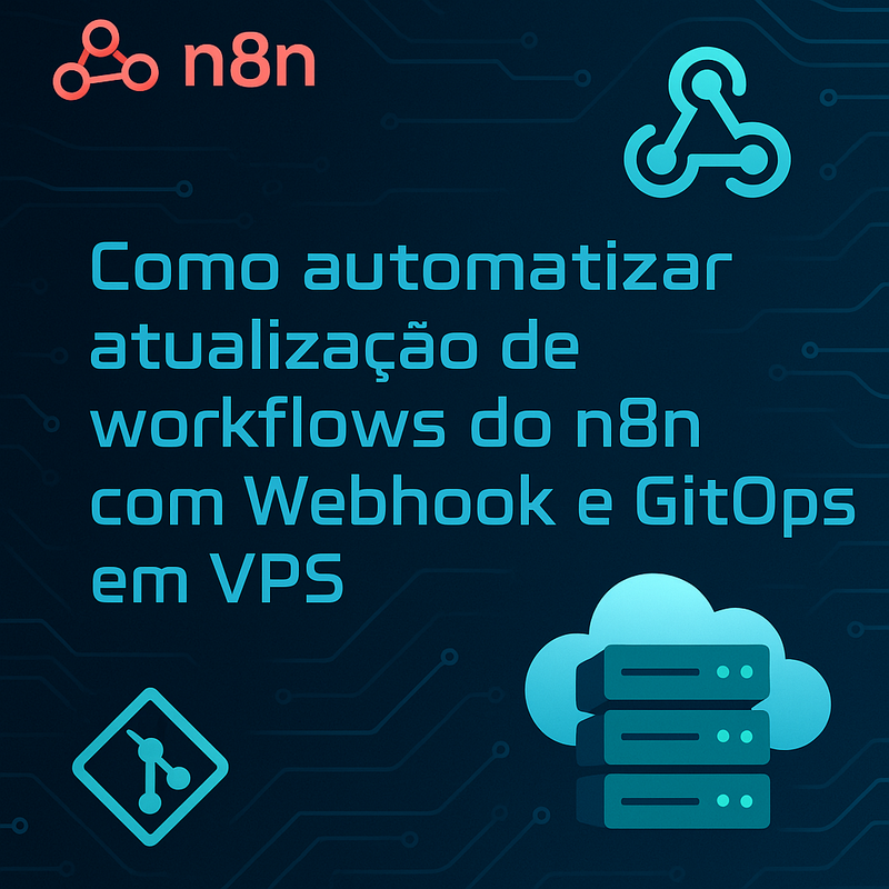 Como automatizar atualização de workflows do n8n com Webhook e GitOps em VPS
