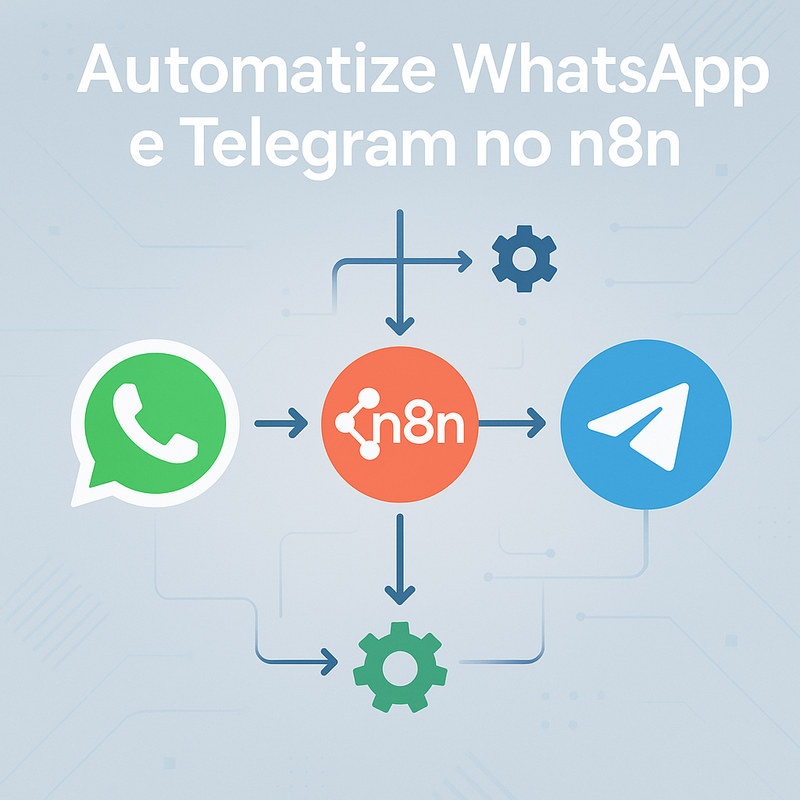 Como automatizar WhatsApp e Telegram no n8n: integrações e práticas para empresas