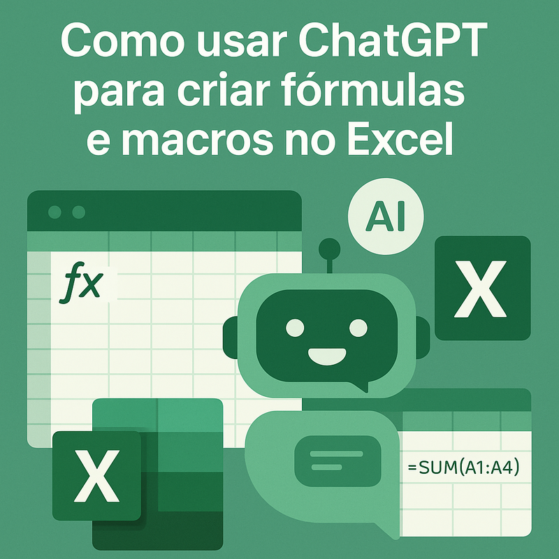 Como usar ChatGPT para criar fórmulas e macros no Excel