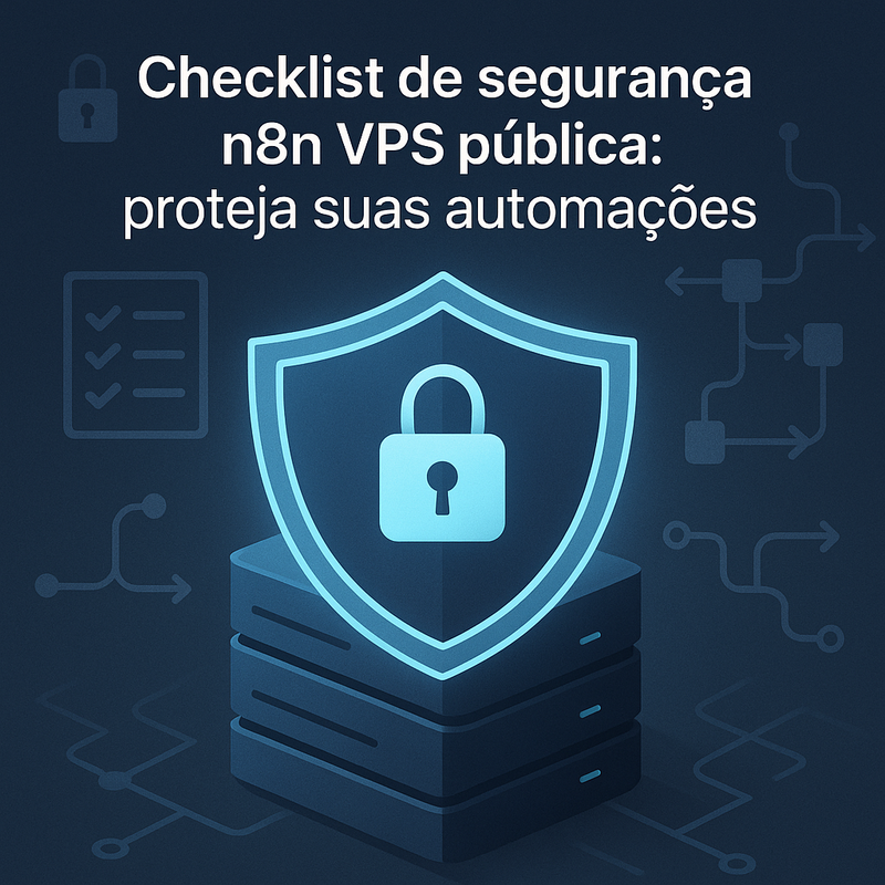 Checklist de segurança n8n VPS pública: proteja suas automações