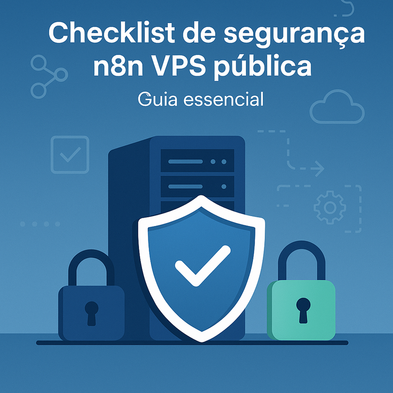 Checklist de segurança n8n VPS pública: guia essencial