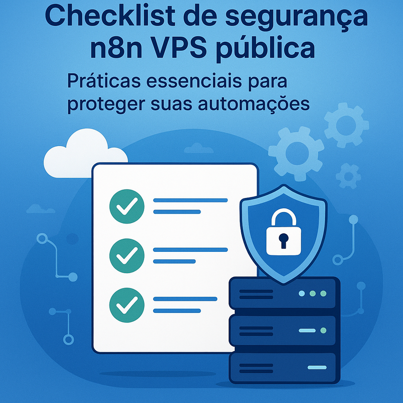 Checklist de segurança n8n VPS pública: práticas essenciais para proteger suas automações