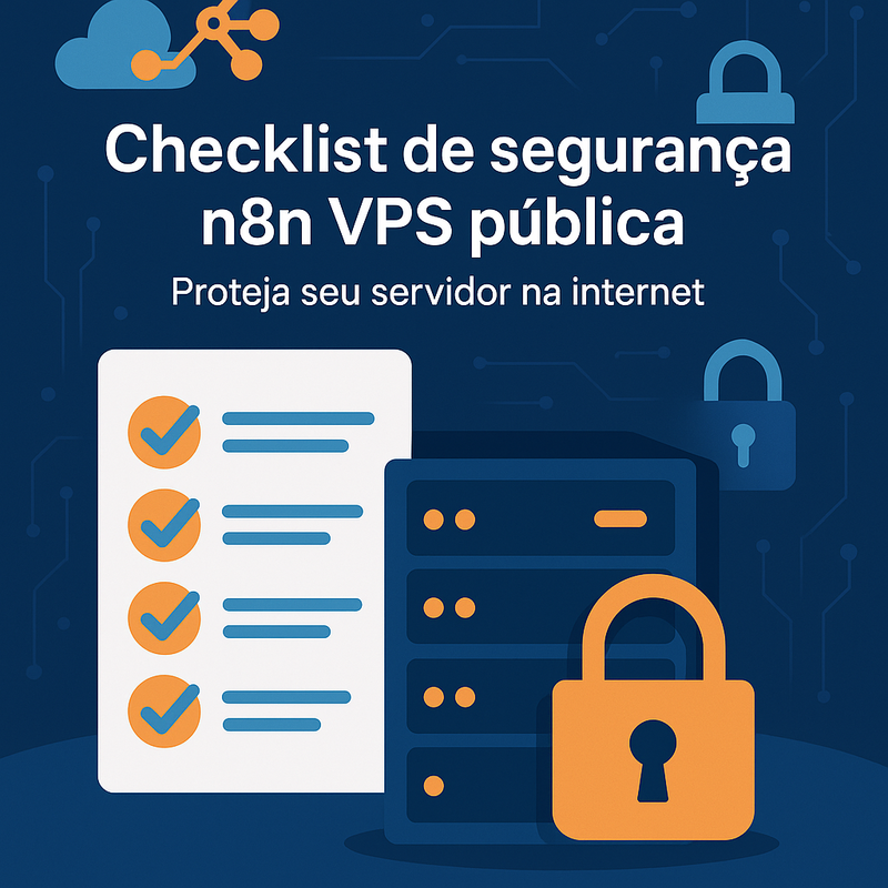 Checklist de segurança n8n VPS pública: proteja seu servidor na internet