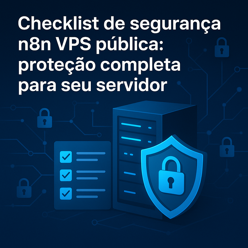 Checklist de segurança n8n VPS pública: proteção completa para seu servidor