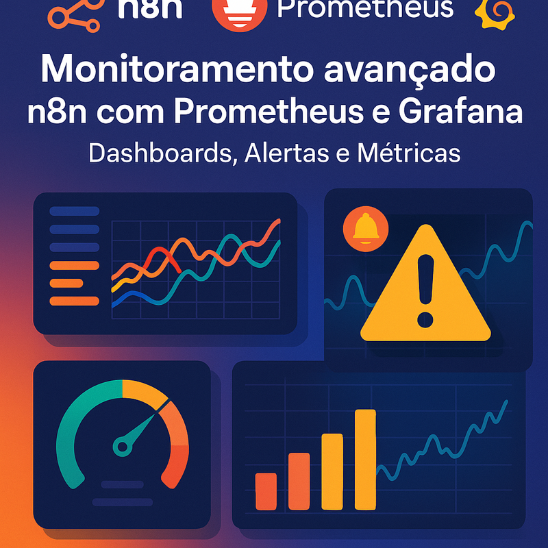 Monitoramento avançado n8n com Prometheus e Grafana: Dashboards, Alertas e Métricas