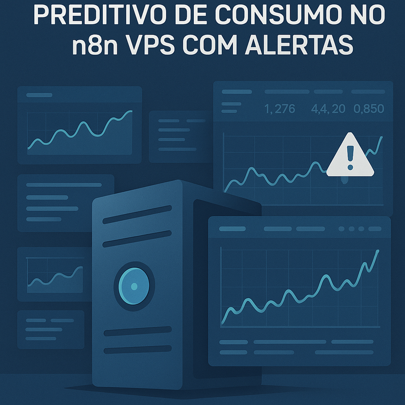 Como fazer monitoramento preditivo de consumo no n8n VPS com alertas