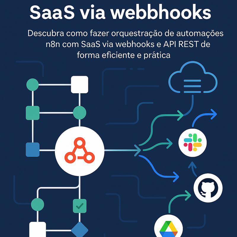 Como fazer orquestração de automações n8n com SaaS via webhooks