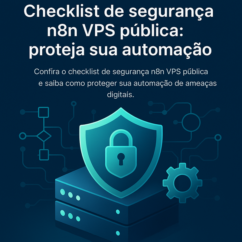 Checklist de segurança n8n VPS pública: proteja sua automação