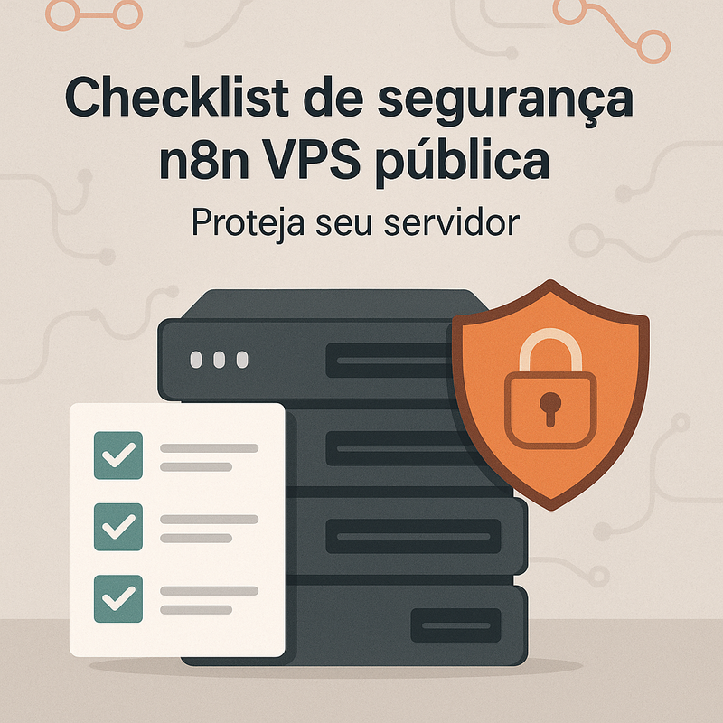 Checklist de segurança n8n VPS pública: proteja seu servidor
