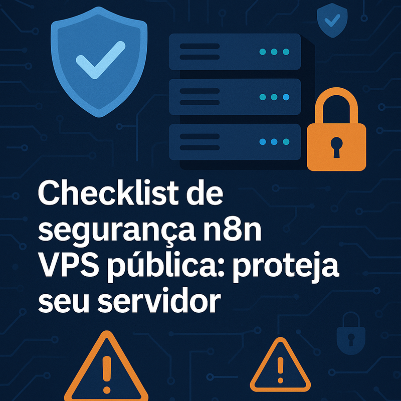 Checklist de segurança n8n VPS pública: proteja seu servidor