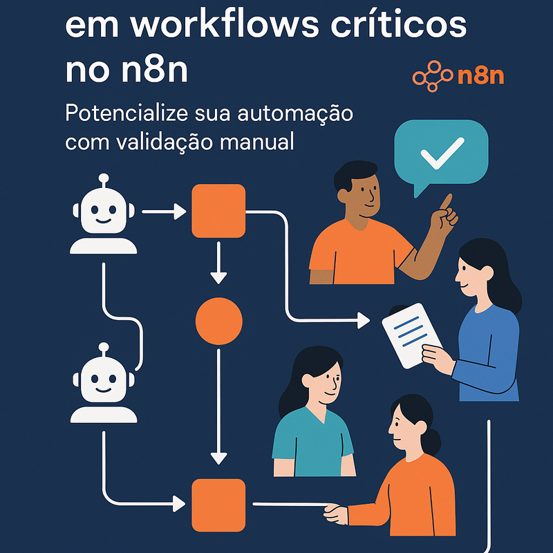 Human-in-the-loop em workflows críticos no n8n: como potencializar sua automação com validação manual
